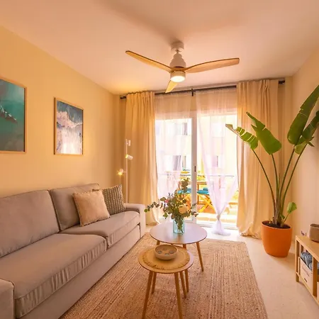 Apartamento 1a Linea Playa, Balcon & Piscina *